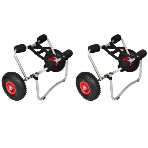 Kayak Trolleys 2 pcs Aluminum