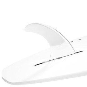 DORSAL Signature Surf SUP Single Center Fin Longboard Surfboard Fins - Clear (size: 8 inch)